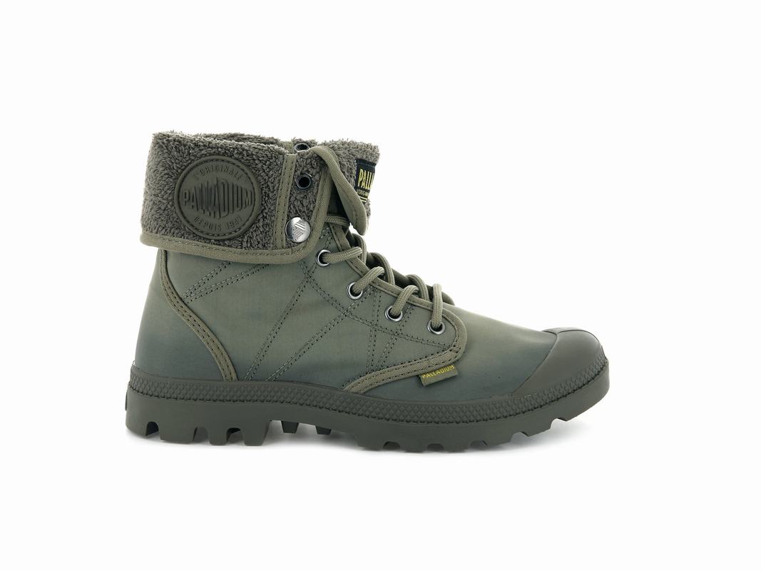 Botas Palladium Pallabrousse Baggy Tx Hombre - Verde/Marrones ||KYLA-85307||